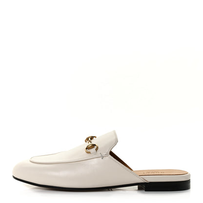Gucci Malaga Kid Womens Princetown Slippers 37.5 Mystic White 1 of 9
