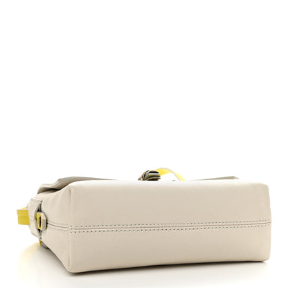 Lanvin Calfskin Mini Happy Edgy Crossbody Jaune 4 of 10