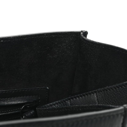 Celine Grained Calfskin Medium Phantom Luggage Black 10 of 11