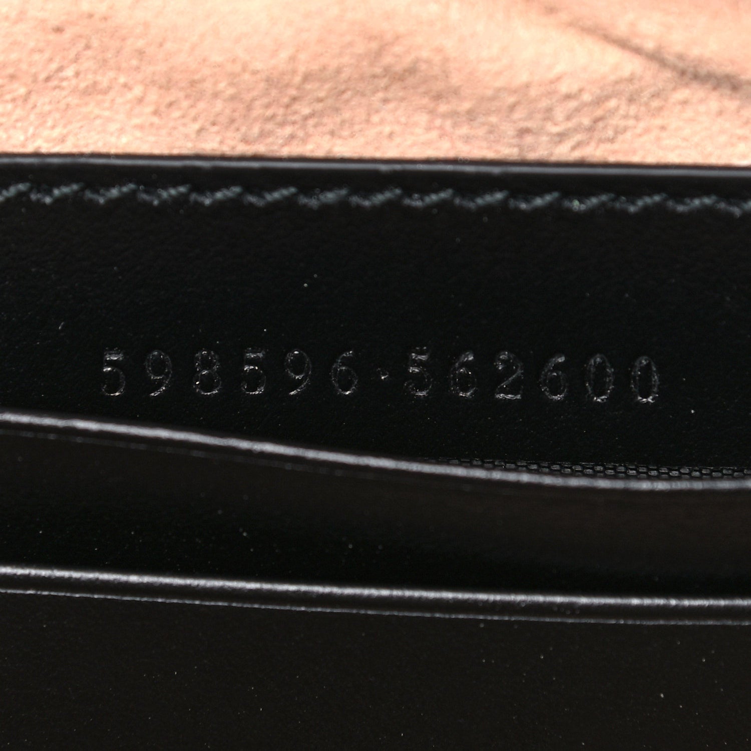 Gucci Calfskin Matelasse Mini GG Marmont Chain Crossbody Bag Black 7 of 10