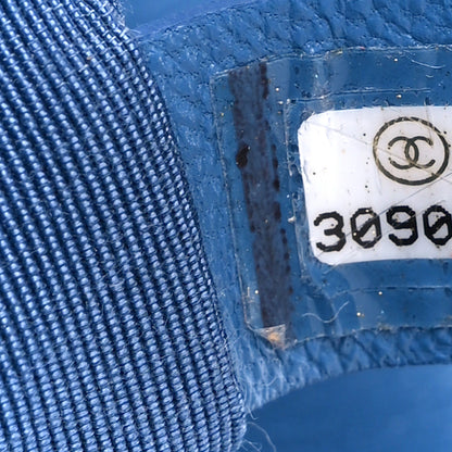 Chanel Lambskin Quilted Large Chanel 19 Flap Blue 7 of 12