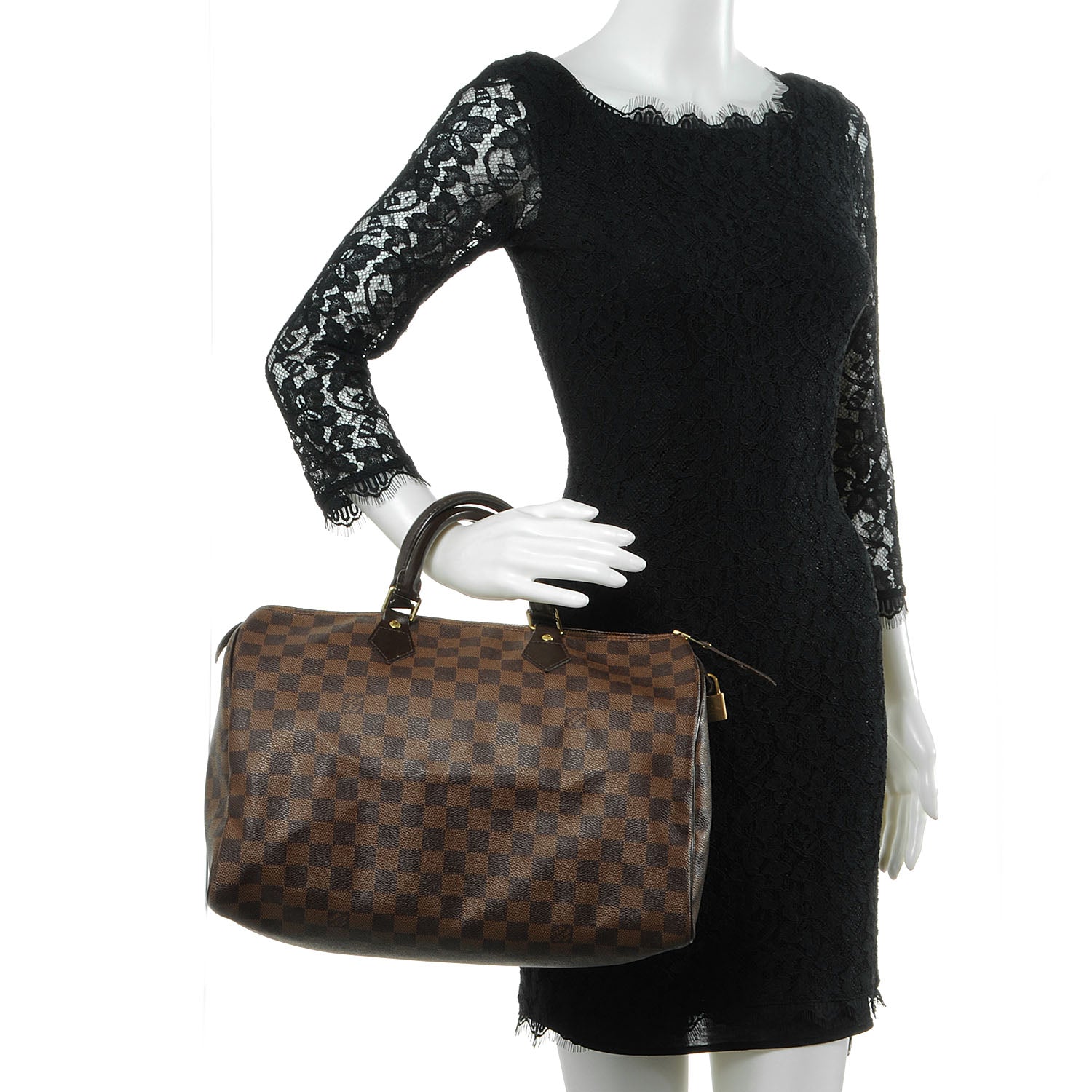 Louis Vuitton Damier Ebene Speedy 35 2 of 8