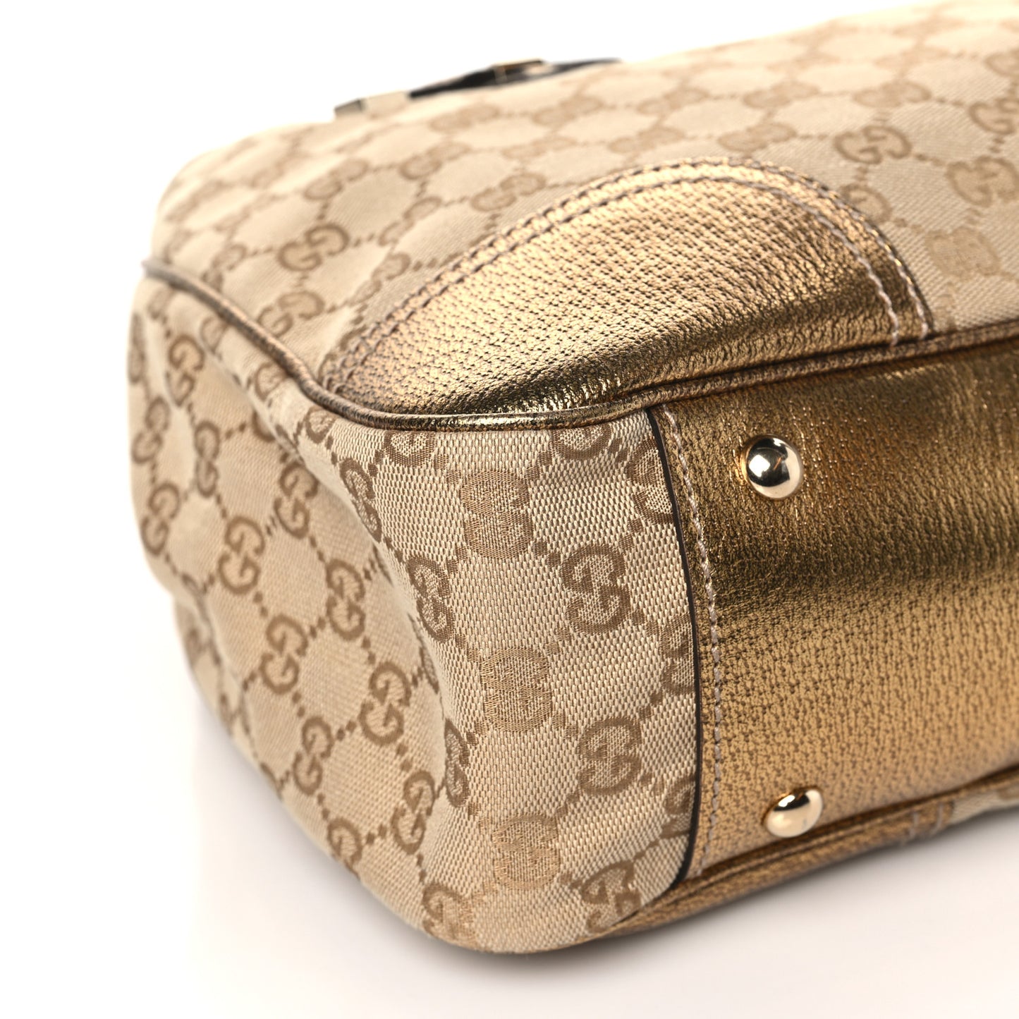 Monogram Medium Princy Tote Gold