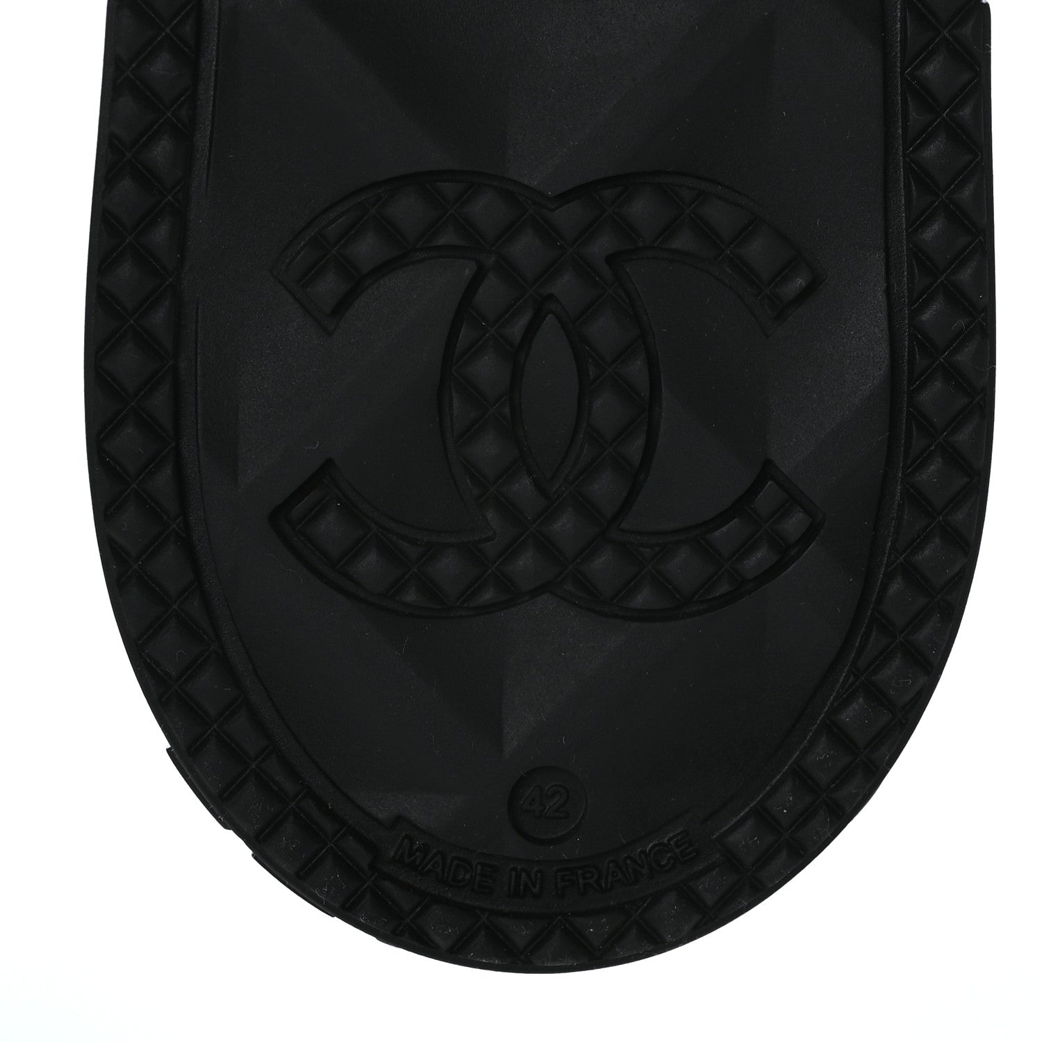 Chanel Caoutchouk CC High Boots 42 Black 7 of 7