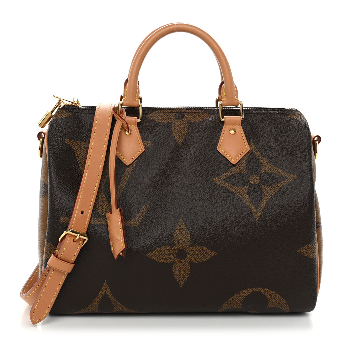 Reverse Monogram Giant Speedy Bandouliere 30