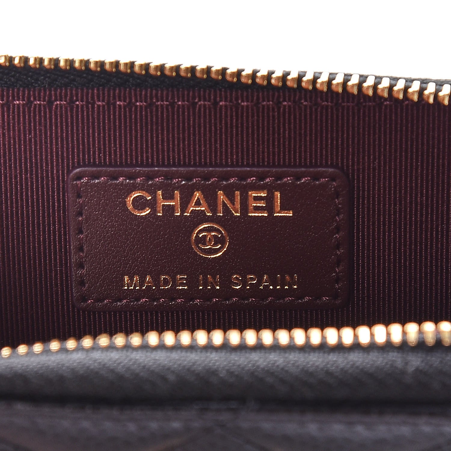 Chanel Caviar Quilted Zip Coin Purse Black 6 of 8