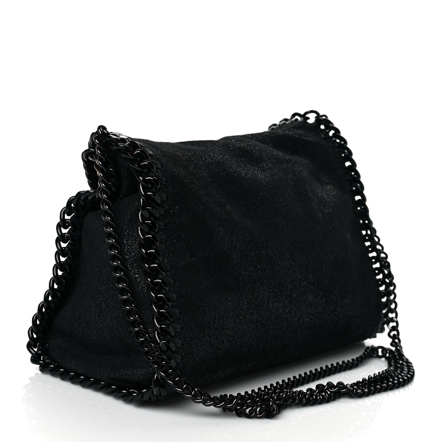 Shaggy Deer Falabella Mini Crossbody Bag Black