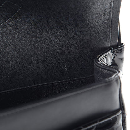 Chanel Patent Quilted Jumbo Double Flap Black 13 of 17