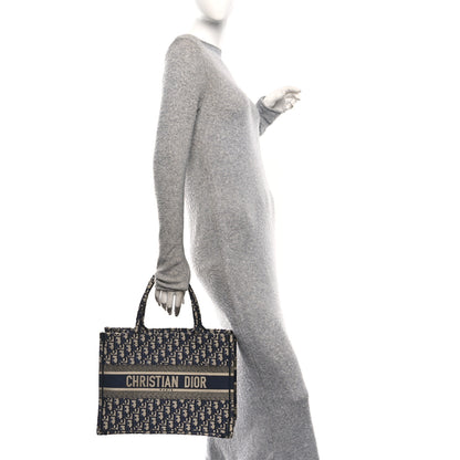 Christian Dior Oblique Medium Book Tote Blue Multicolor 2 of 13