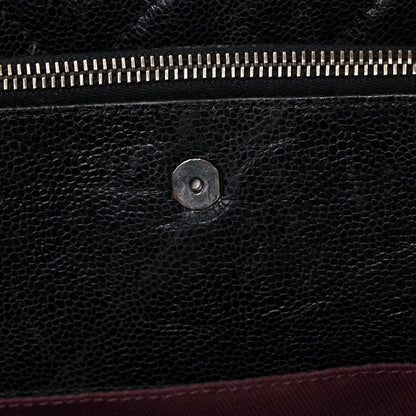 Chanel Crumpled Grained Calfskin Quilted CC Crave Tote Black 21 of 26