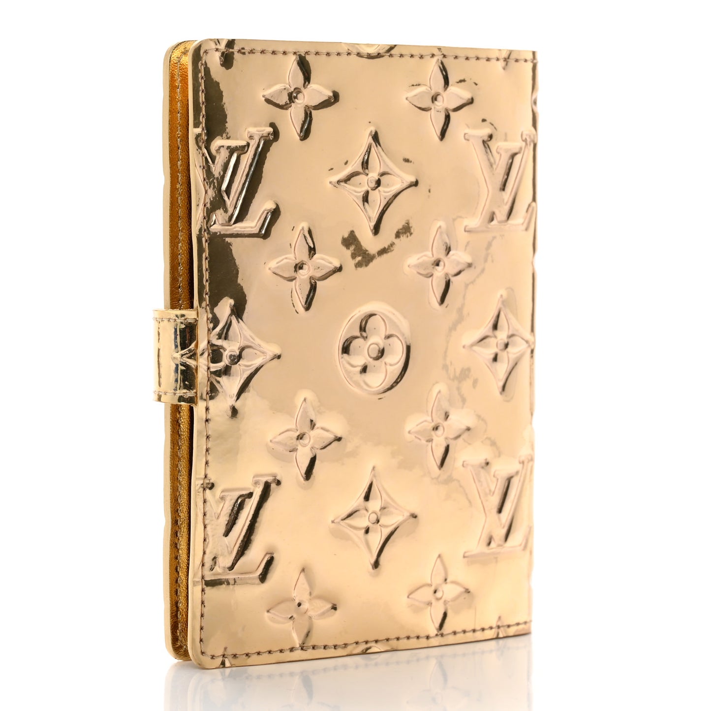 Monogram Miroir Small Ring Agenda Gold