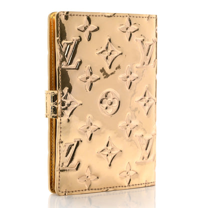 Louis Vuitton Monogram Miroir Small Ring Agenda Gold 4 of 7