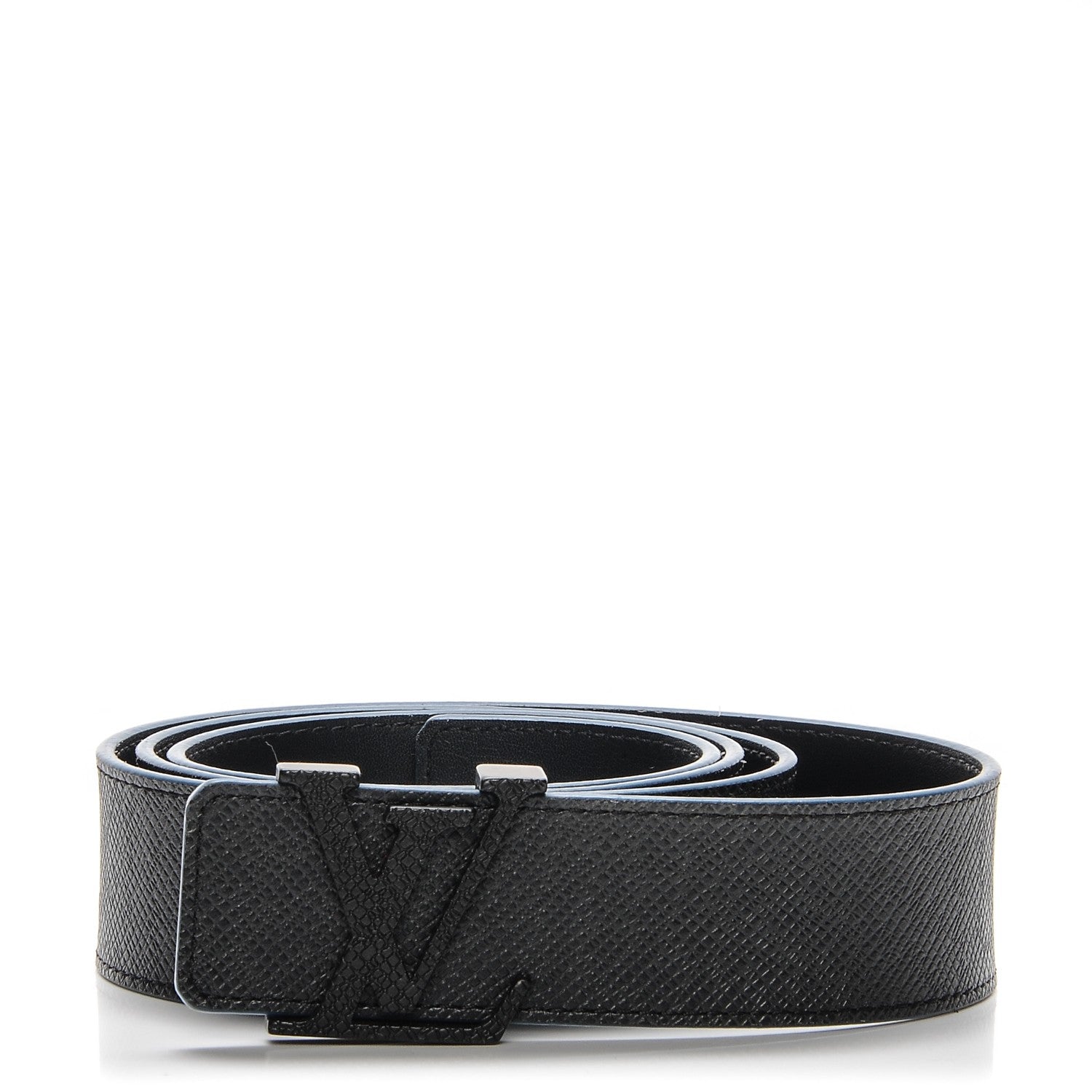 Louis Vuitton Taiga 35mm LV Initiales Belt 100 40 Ardoise 1 of 7