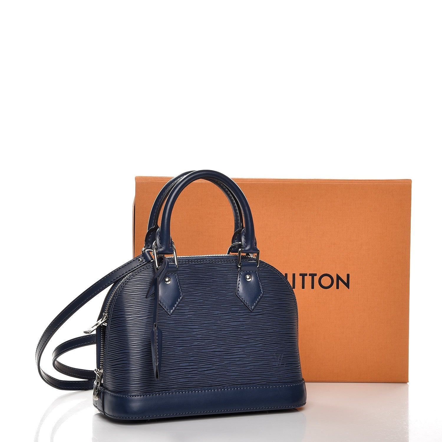 Louis Vuitton Epi Alma BB Indigo 8 of 8