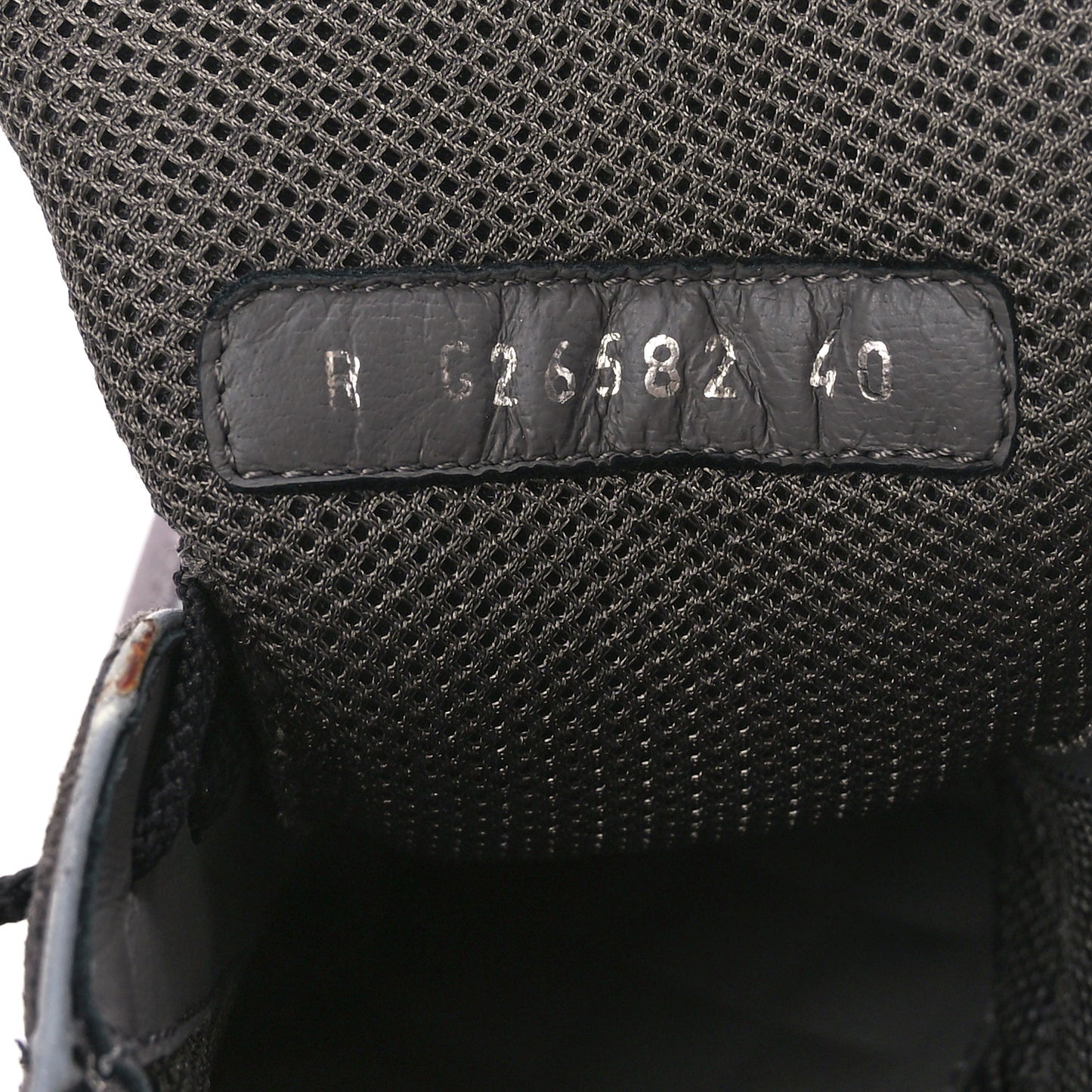 Calfskin Suede CC Sneakers 40 Black Grey
