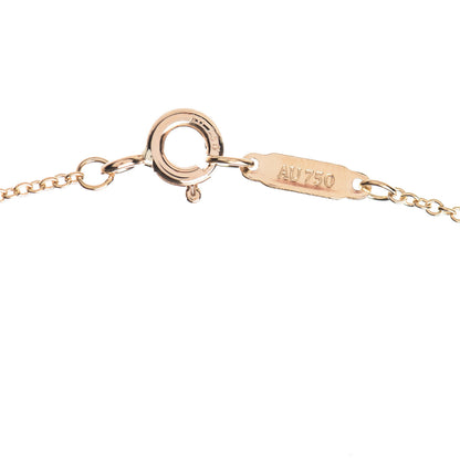 Tiffany 18K Yellow Gold Mini Heart Key Pendant Necklace 6 of 8