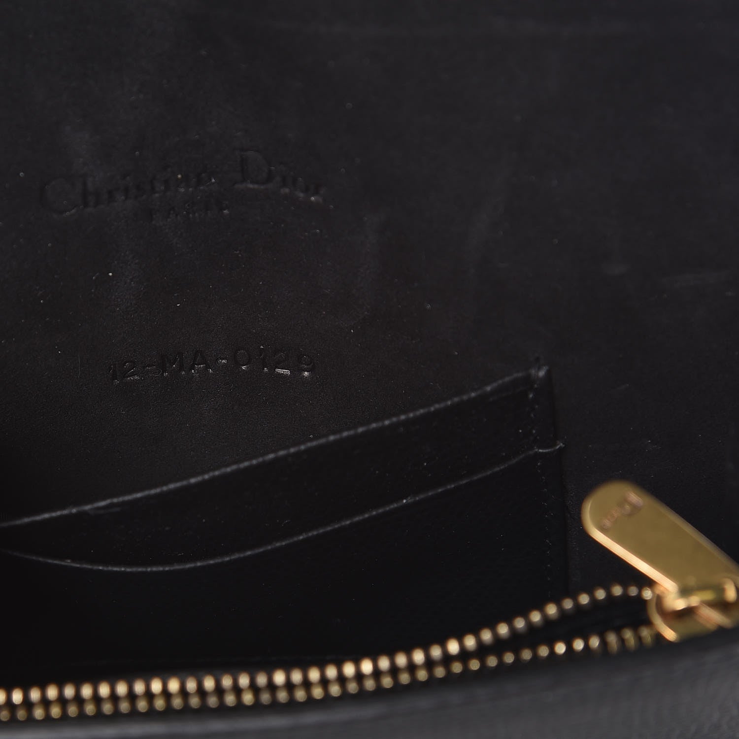 Christian Dior Grained Calfskin Saddle Belt Bag Black 7 of 12
