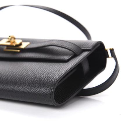 Hermes Epsom Kelly Wallet To Go Black 12 of 15