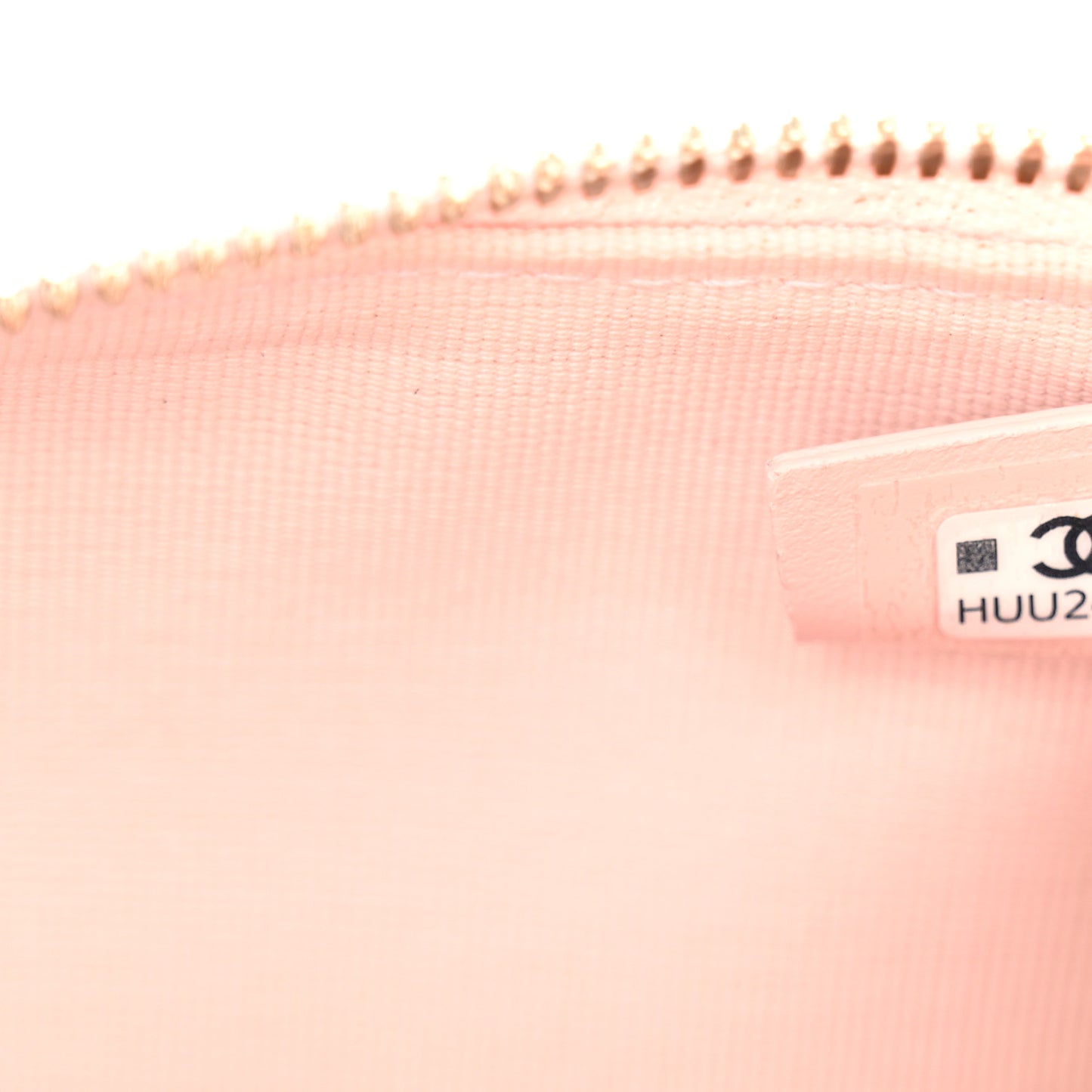 Caviar Quilted Barrel Clutch With Chain Light Pink