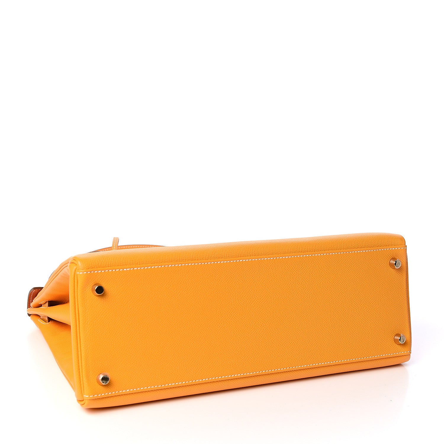 Hermes Epsom Candy Kelly Retourne 35 Jaune D'Or Feu 3 of 33