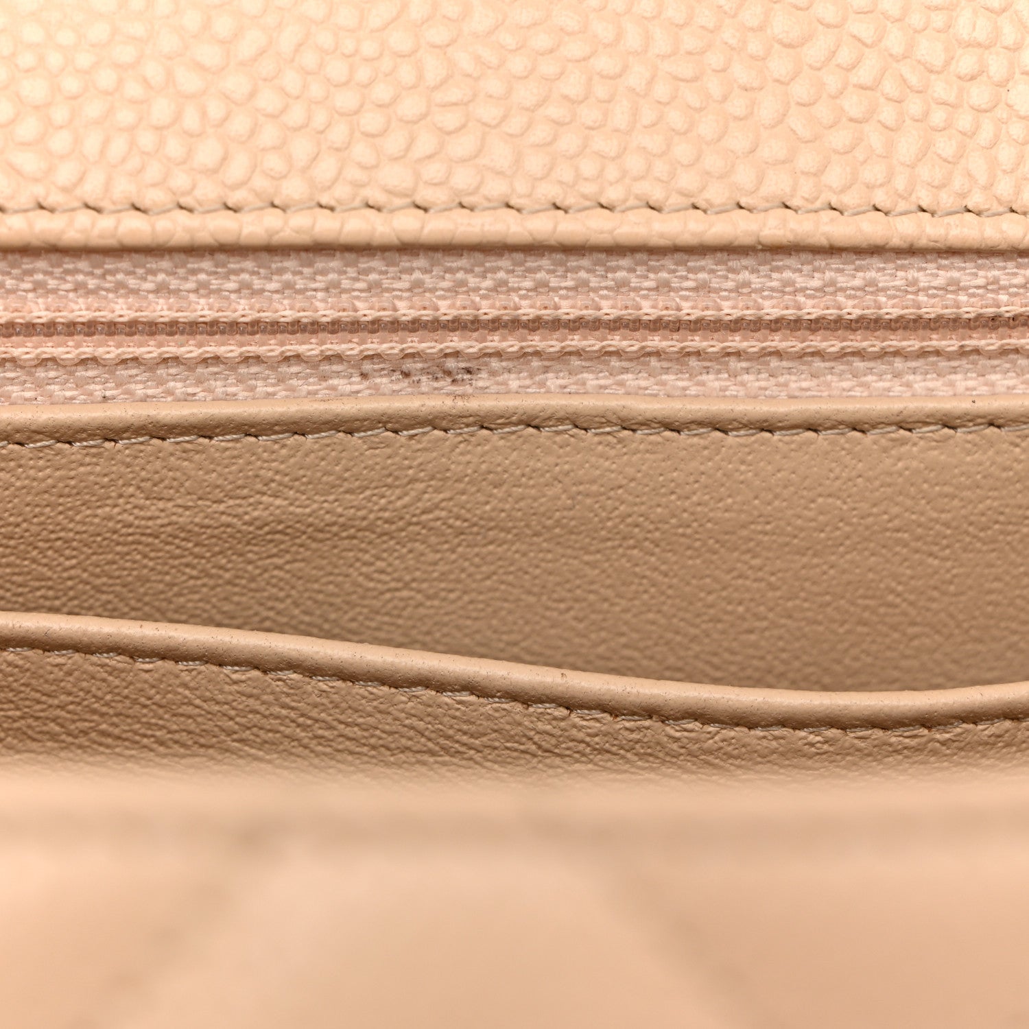 Chanel Caviar Quilted Jumbo Single Flap Beige Clair 11 of 16
