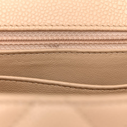 Chanel Caviar Quilted Jumbo Single Flap Beige Clair 11 of 16