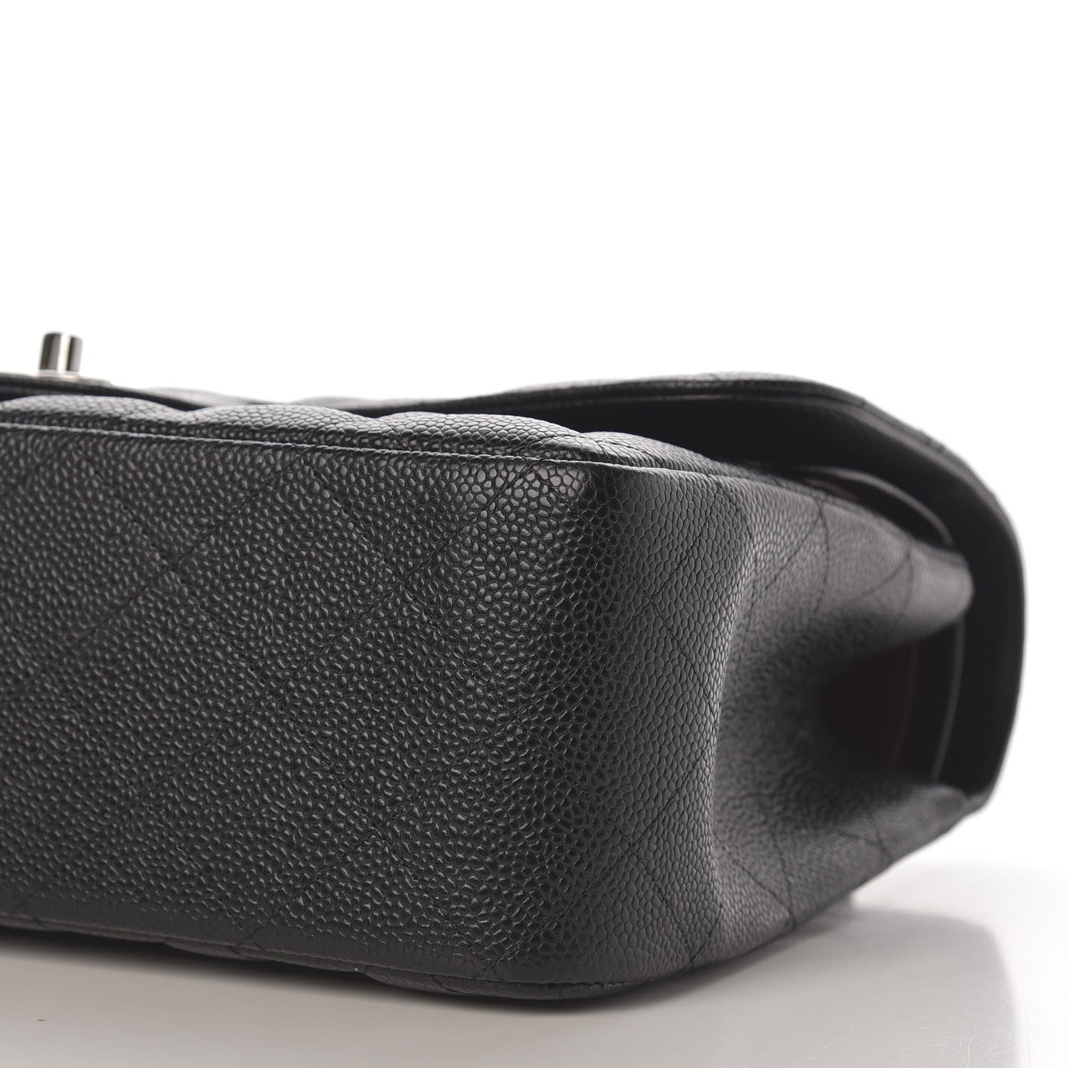 Chanel Caviar Quilted Jumbo Double Flap Black 7 of 9