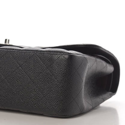 Chanel Caviar Quilted Jumbo Double Flap Black 7 of 9