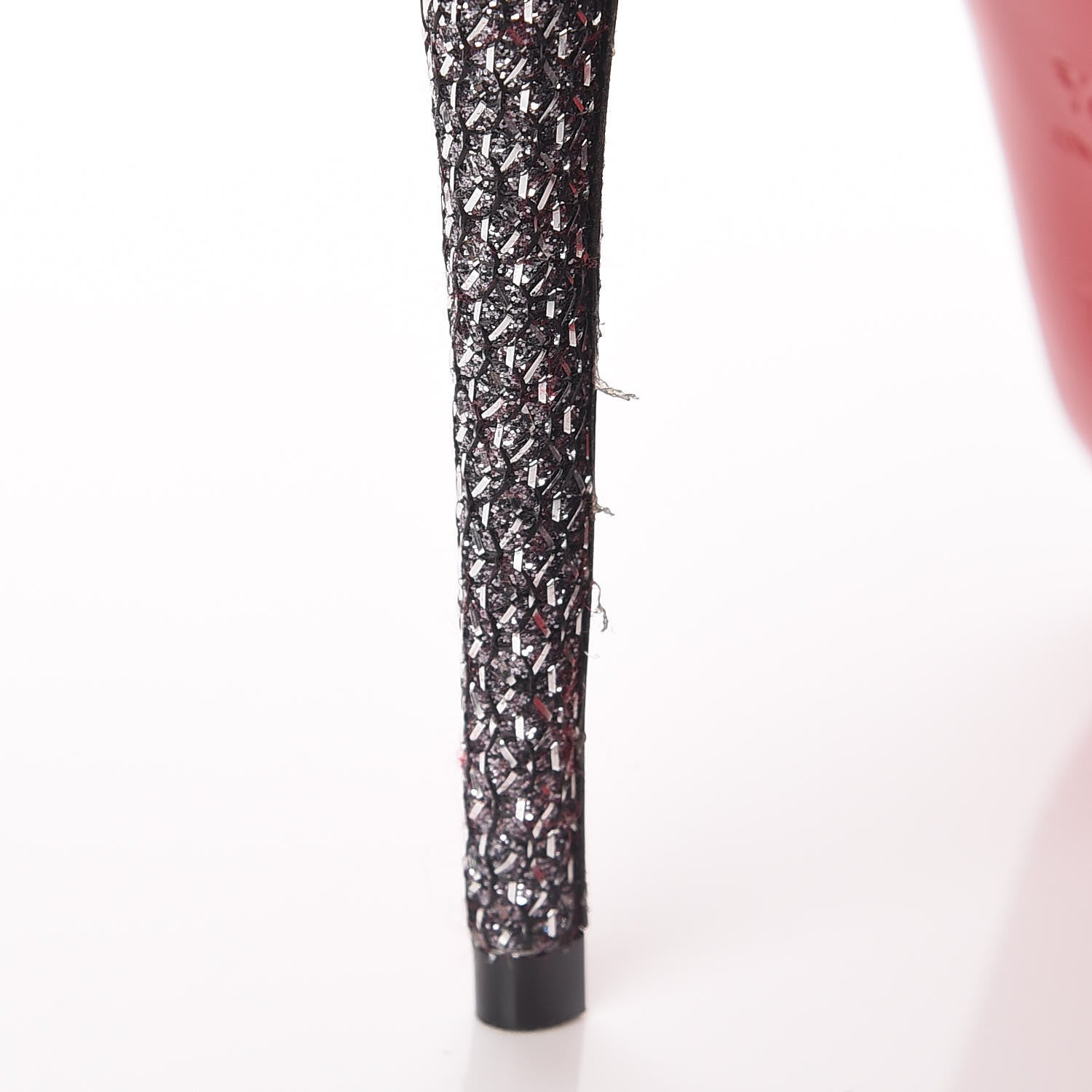 Christian Louboutin Glitter Diams Pigalle Follies 100 Pumps 39.5 Antic Silver 8 of 10