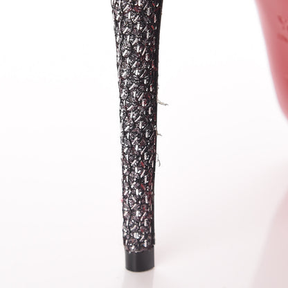 Christian Louboutin Glitter Diams Pigalle Follies 100 Pumps 39.5 Antic Silver 8 of 10