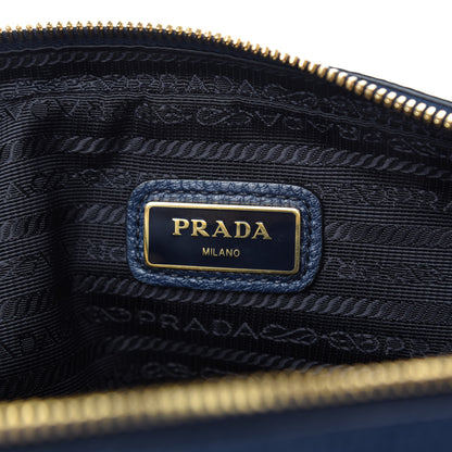Prada Vitello Phenix Camera Bag Baltico 9 of 12