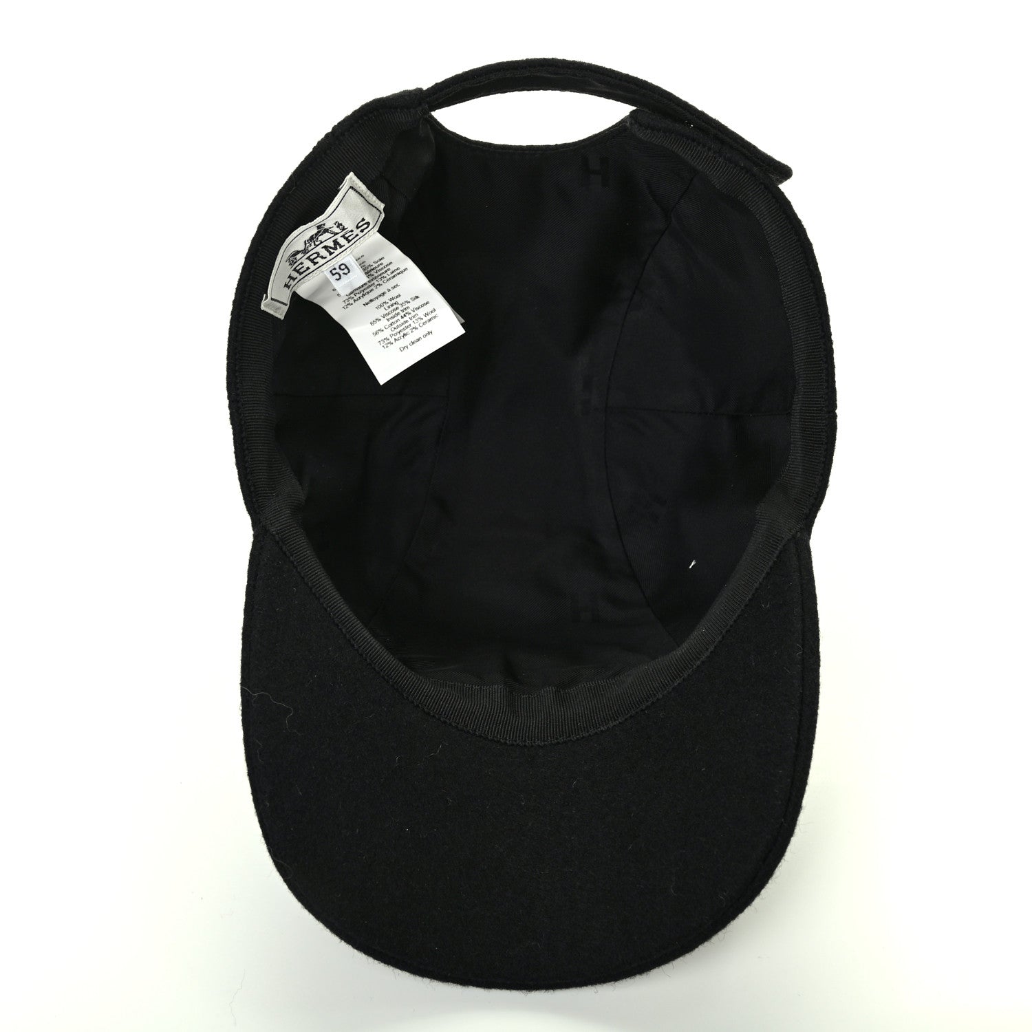 Hermes Cap 59 Black 4 of 6