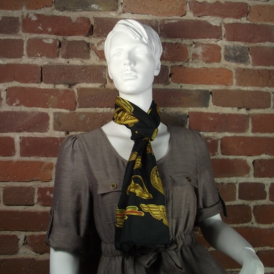 Silk Les Parures Du Vent Scarf 90 Navy