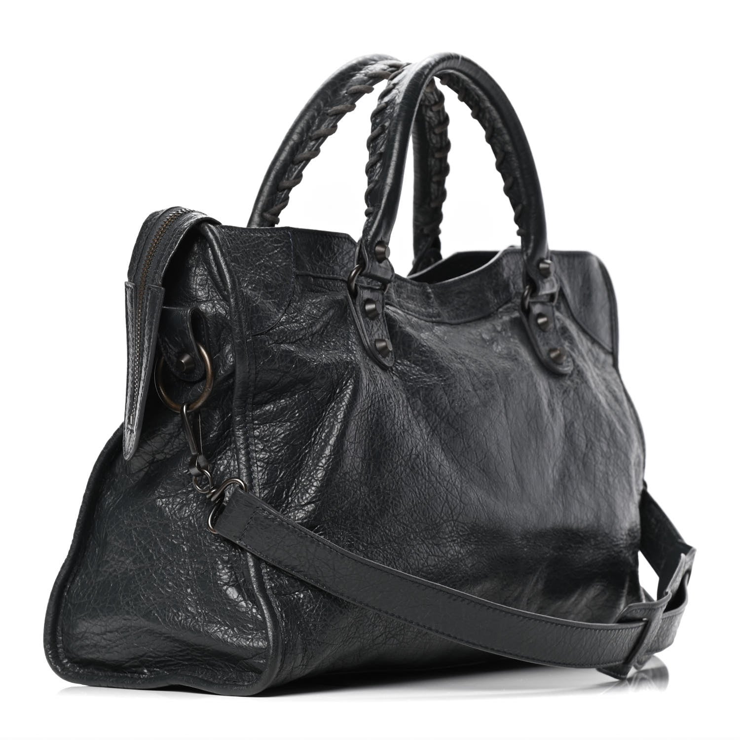 Balenciaga Agneau Classic Hardware City Anthracite 2 of 4