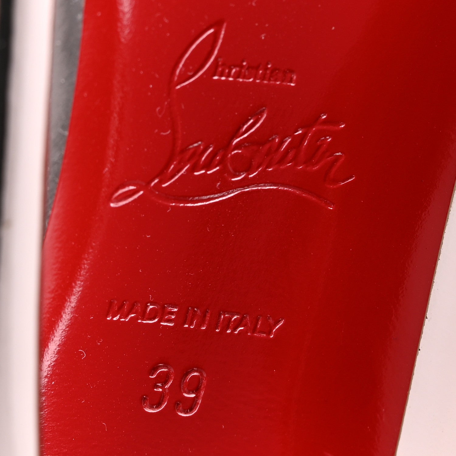 Christian Louboutin Mirror Patent Miss Z 100 Pumps 37.5 Vintage Rose 7 of 9