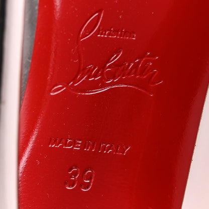 Christian Louboutin Mirror Patent Miss Z 100 Pumps 37.5 Vintage Rose 7 of 9