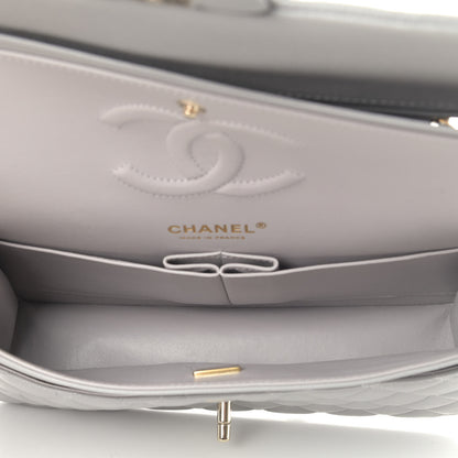 Chanel Caviar Quilted Medium Double Flap Grey 4 of 4