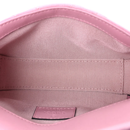 Gucci Lambskin Matelasse Mini GG Marmont Shoulder Bag Light Pink Light Pink 5 of 10