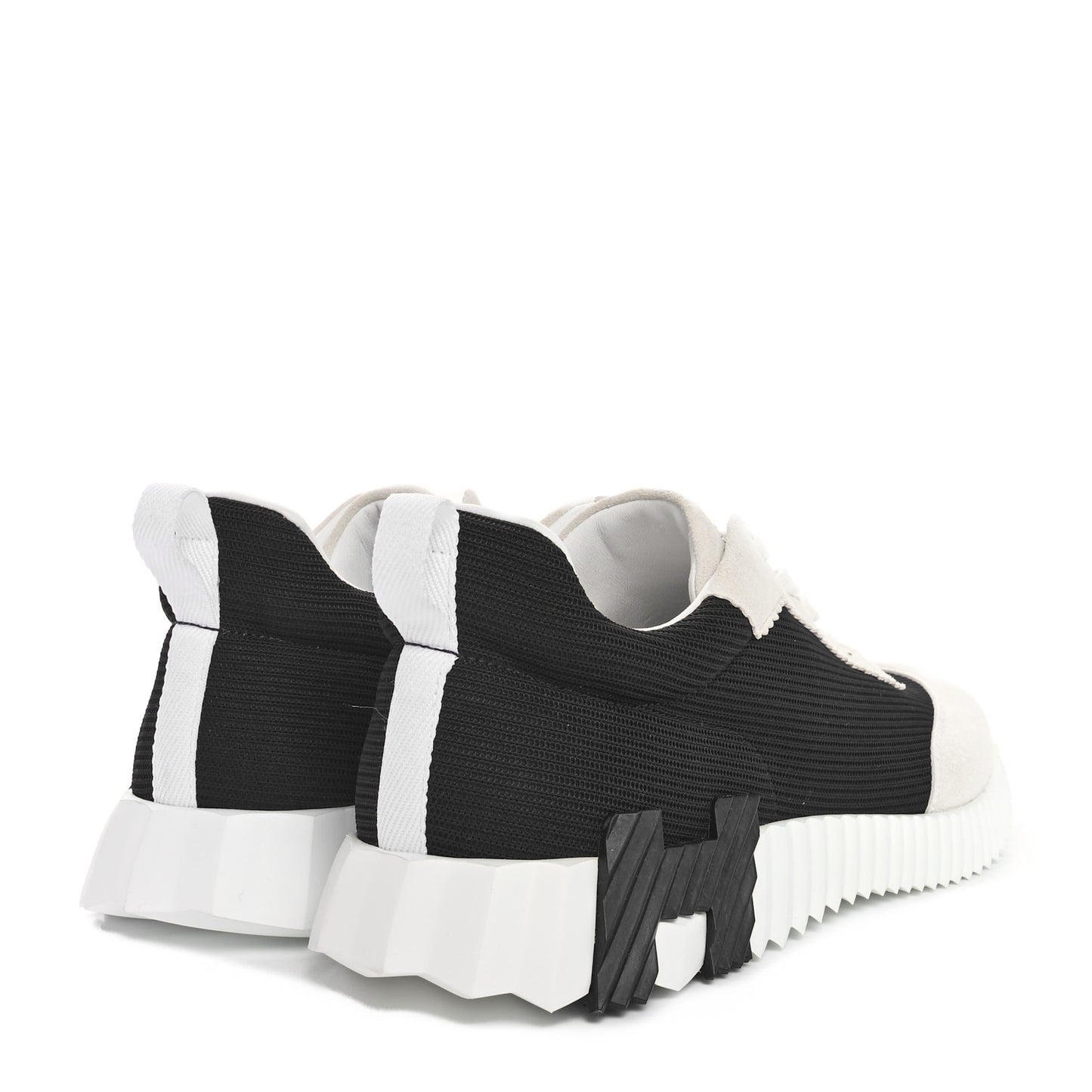 Air Mesh Suede Goatskin Mens Bouncing Sneakers 42 Black White