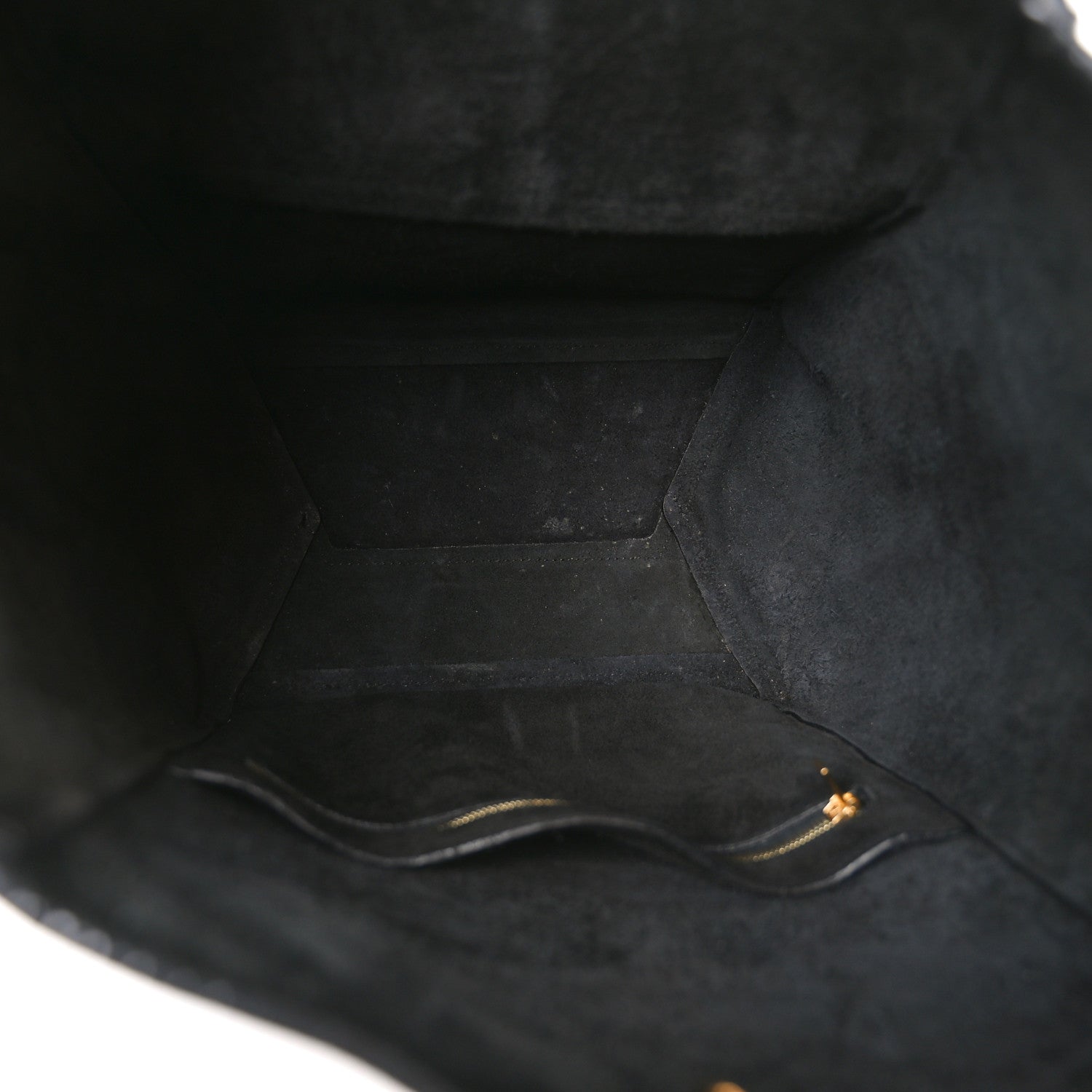 Celine Soft Grained Calfskin Sangle Bucket Bag Black 5 of 9