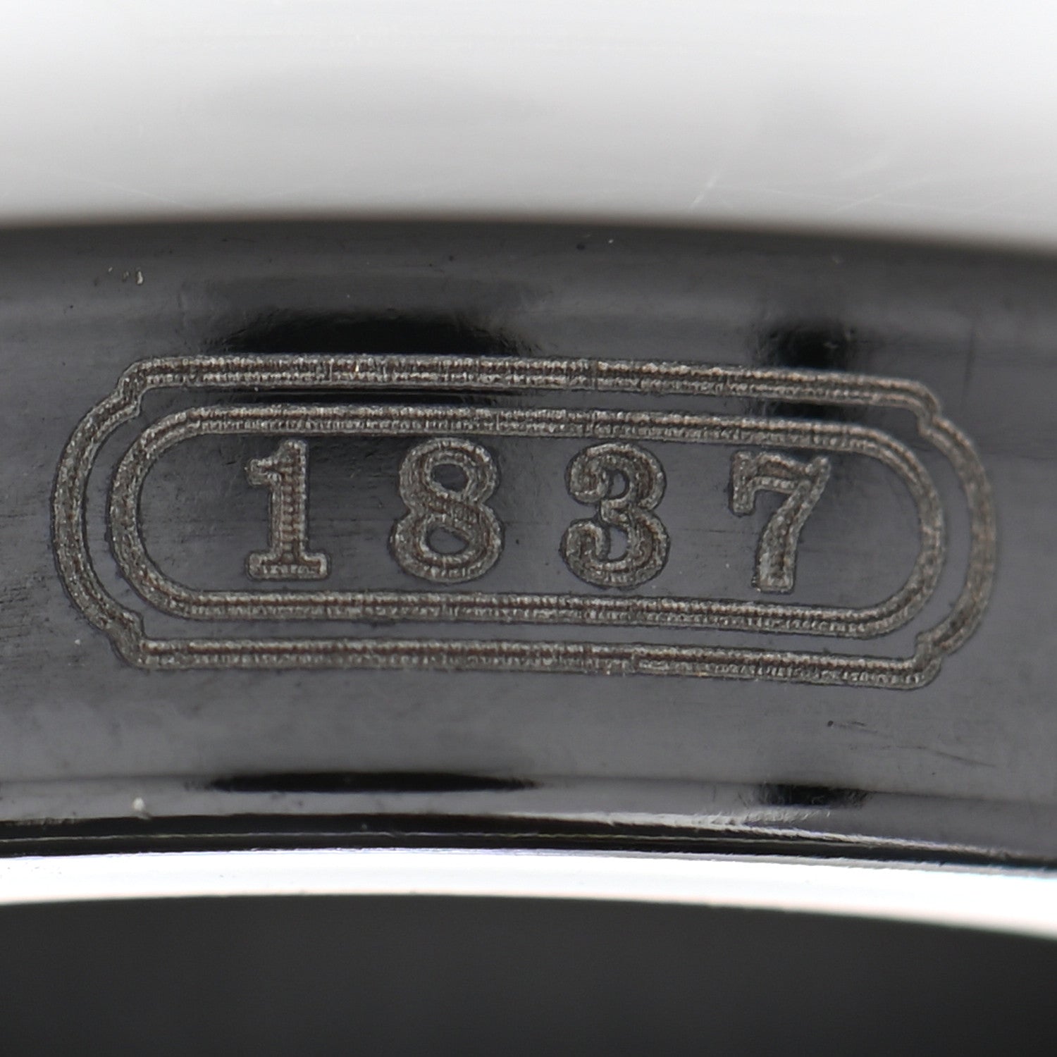 Tiffany Titanium 4mm Narrow 1837 Ring 47 4 6 of 8