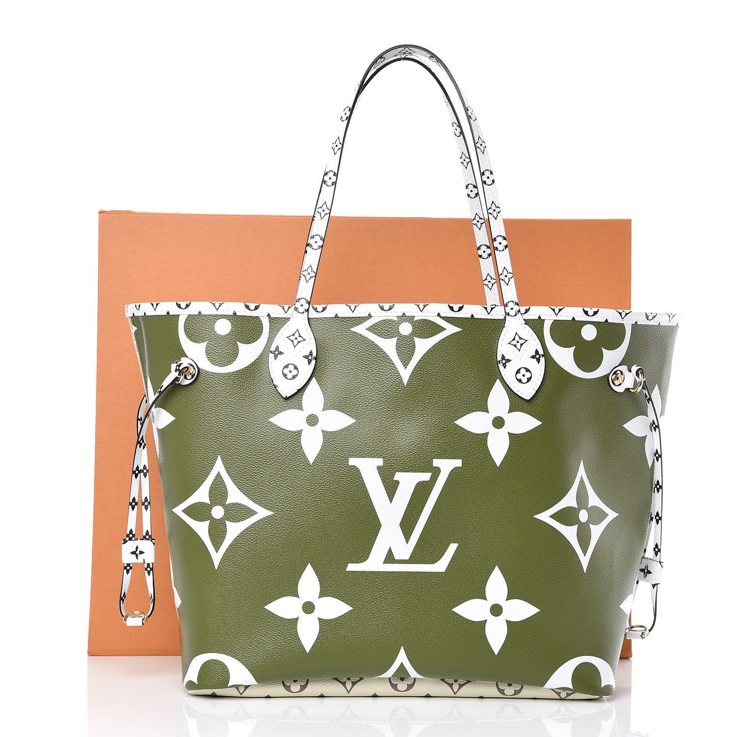 Monogram Giant Neverfull MM Kaki