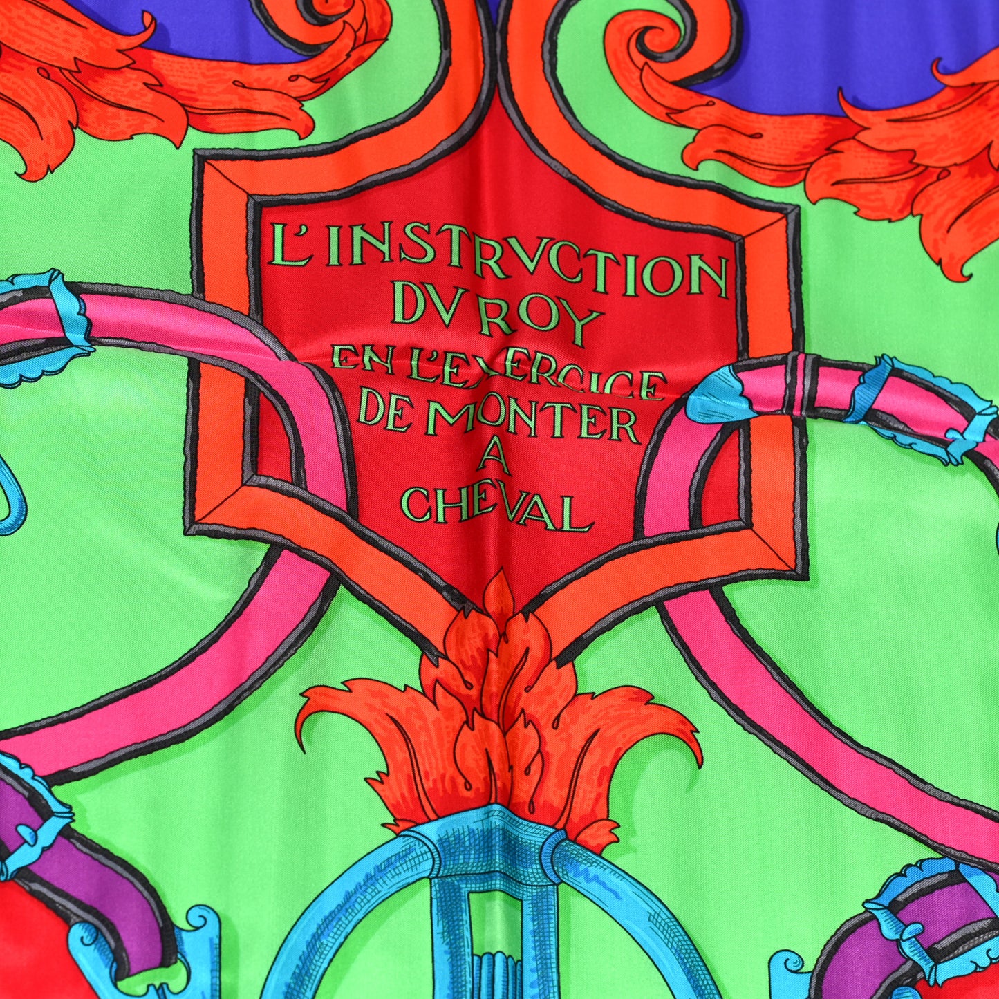 Silk L'Instruction Du Roy Scarf 140