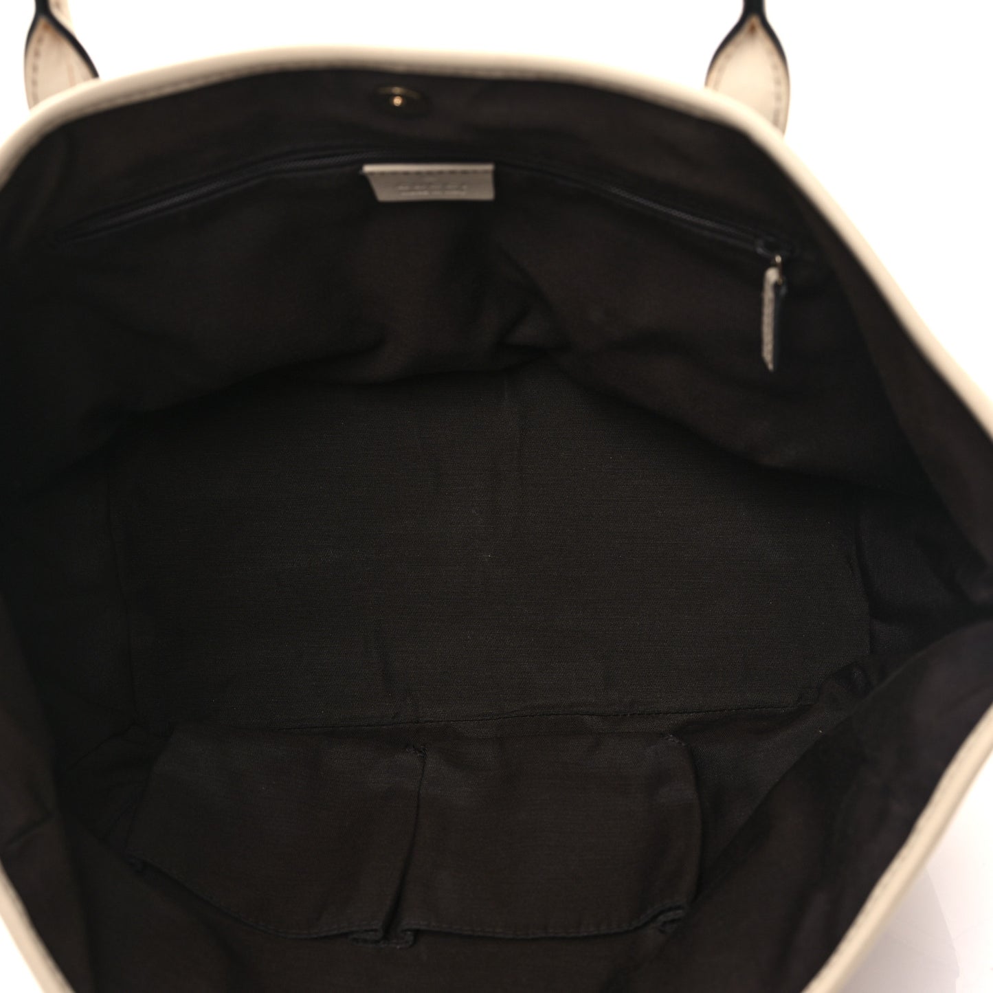 Monogram Medium New Britt Tote Off White