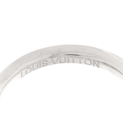 Louis Vuitton 18K White Gold Petite Fleur Ring 47 4 4 of 6