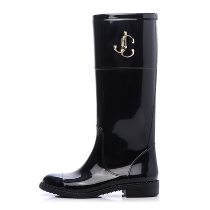 Jimmy Choo TPU Edith Rain Boots 38 Black 1 of 8