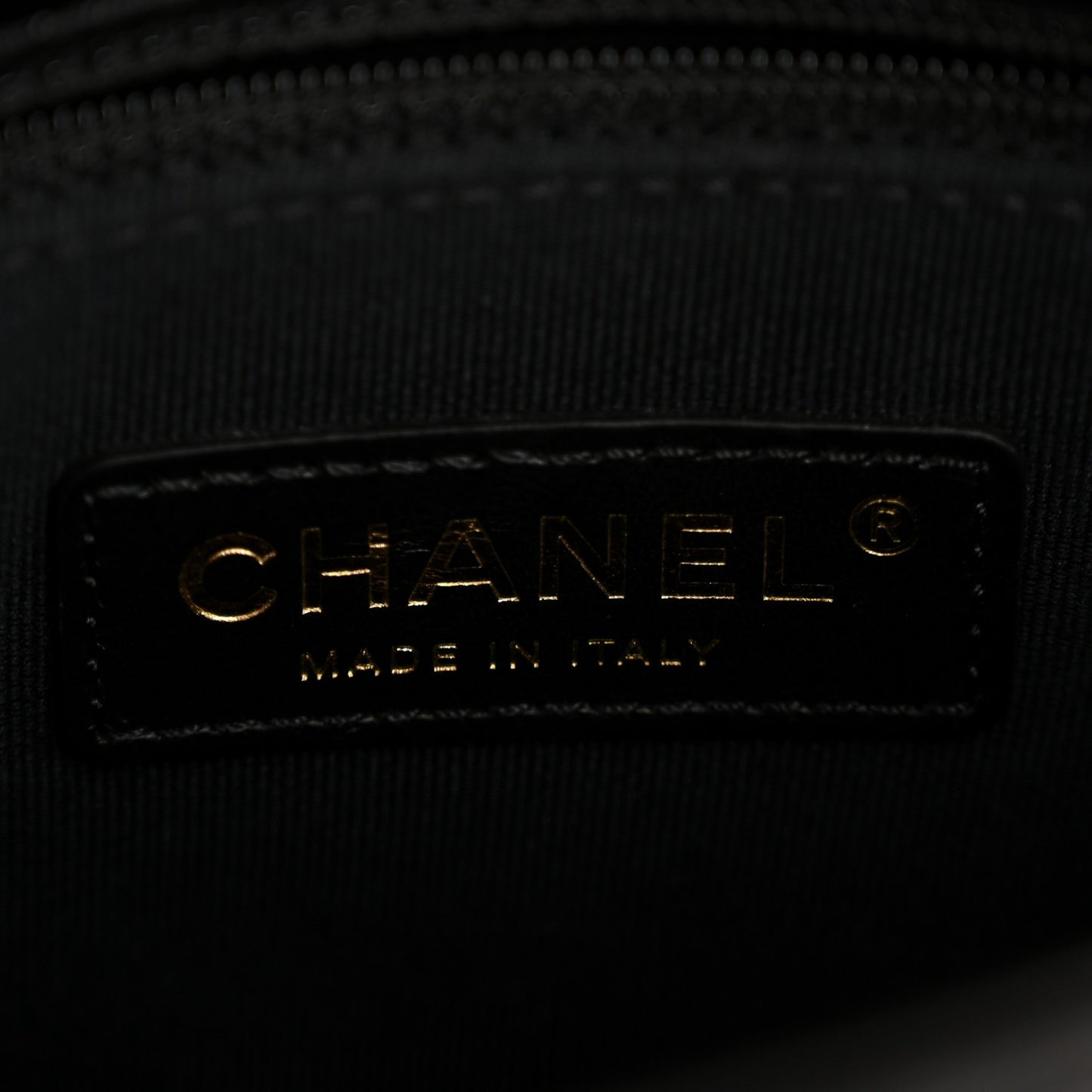 Lambskin Quilted Small Lacquered Chain Flap Black