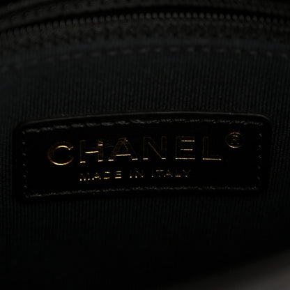 Chanel Lambskin Quilted Small Lacquered Chain Flap Black 6 of 13