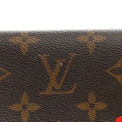 Louis Vuitton Monogram Bloom Flower Emilie Wallet Coquelicot 7 of 8