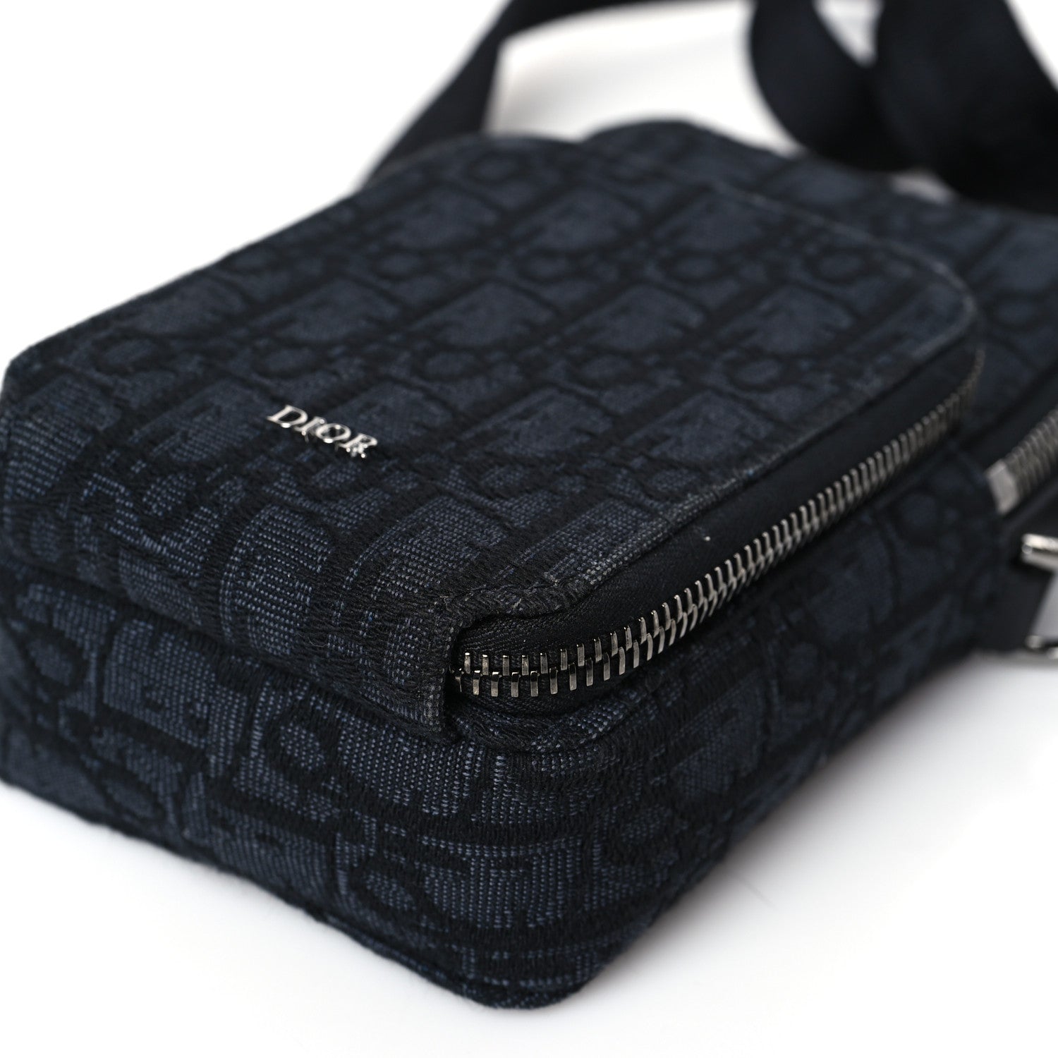 Christian Dior Oblique Micro Rider Pouch Black 9 of 9